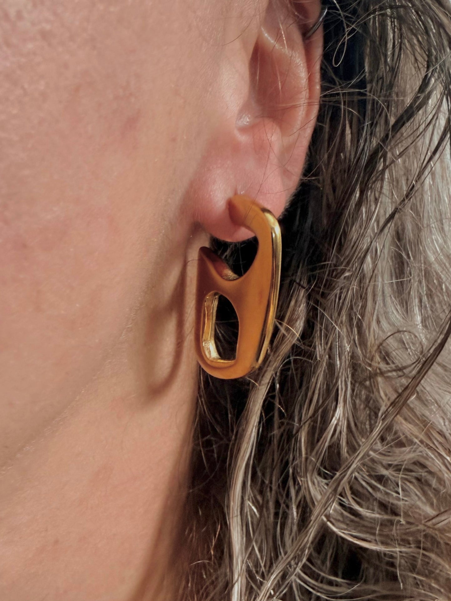 PENDIENTES CHAPA DORADO