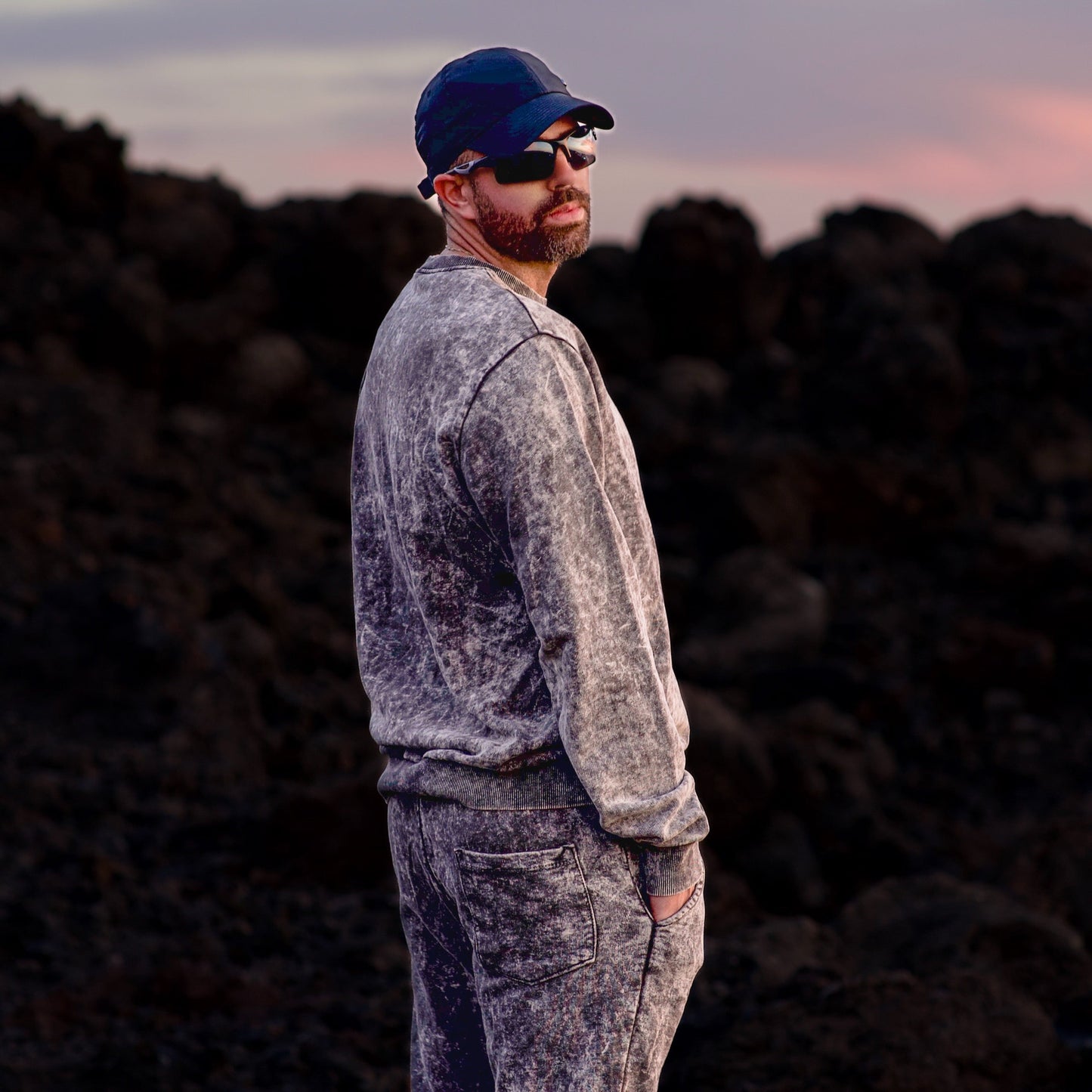 JOGGER MARRÓN EFECTO LAVADO