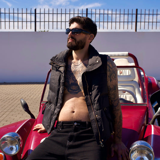 CHALECO ACOLCHADO NEGRO