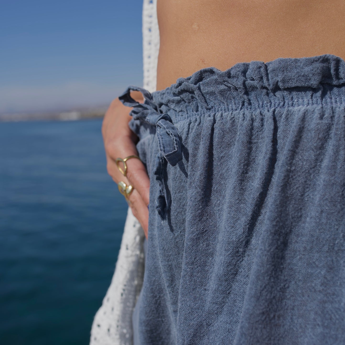 PANTALÓN ALGODÓN GOMA CINTURA