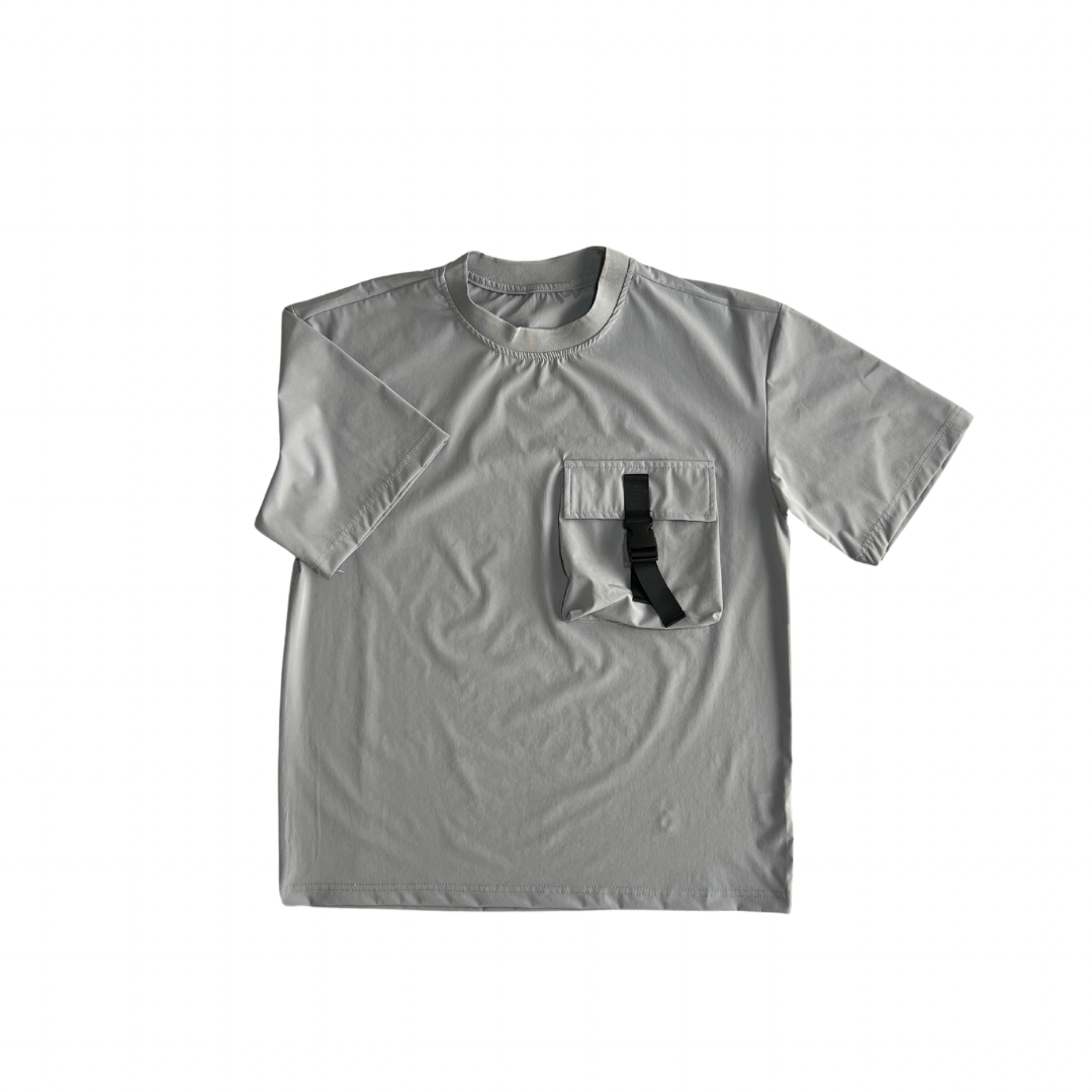 PANTALON CORTO UTILITARIO GRIS