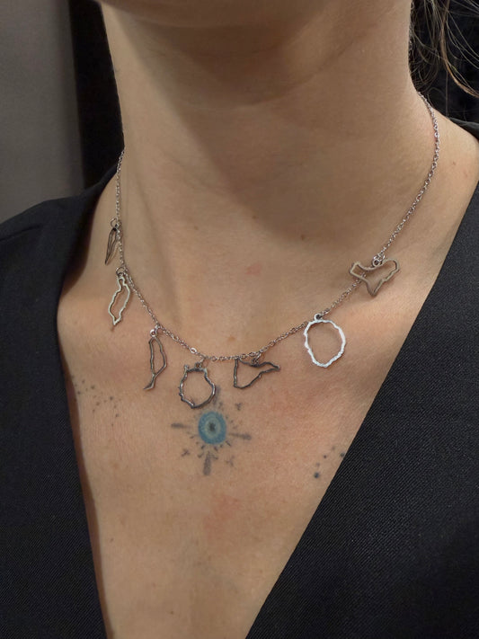 COLLAR ISLAS CANARIAS SILUETA
