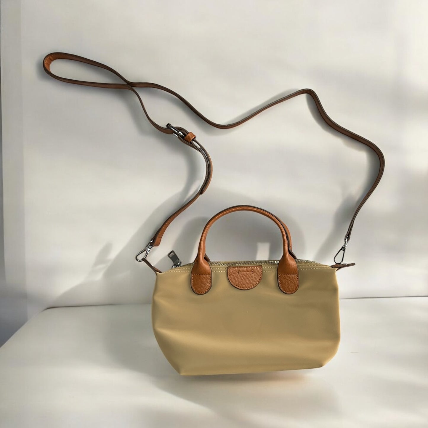 BOLSO DE TELA CAMEL