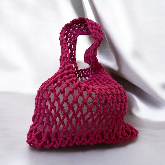 MINI BOLSO MACRAMÉ