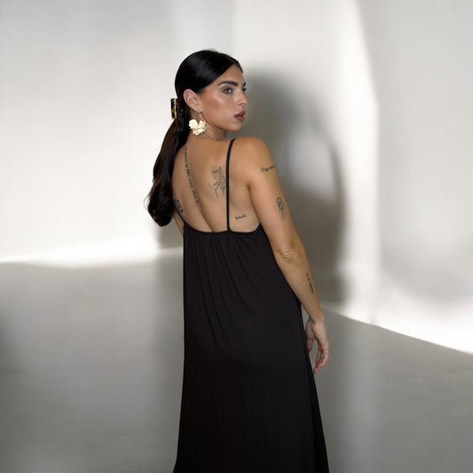 VESTIDO LARGO CONCHAS