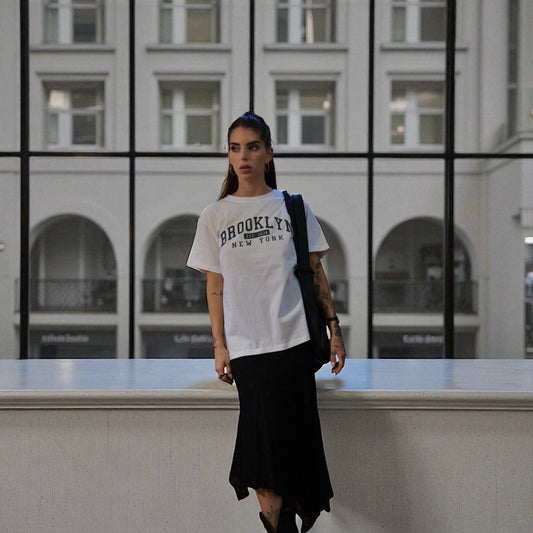 FALDA ASIMÉTRICA ENCAJE