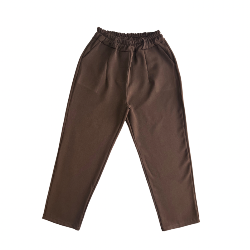 PANTALONES DE PINZA ELÁSTICO CINTURA