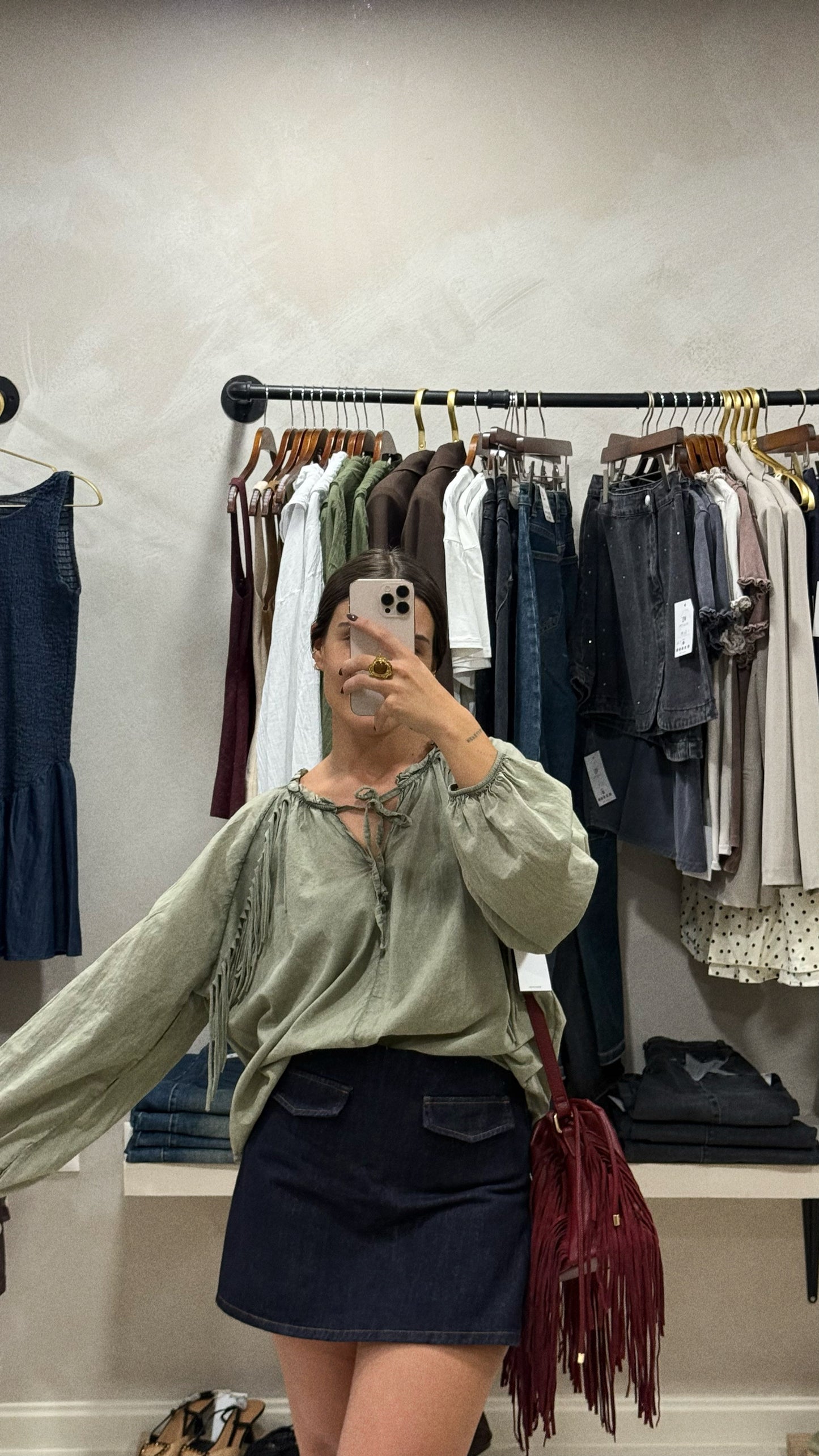 FALDA PANTALÓN DENIM