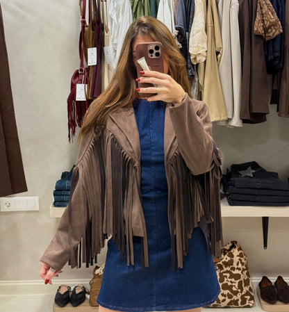 CHAQUETA DE ANTELINA FLECOS