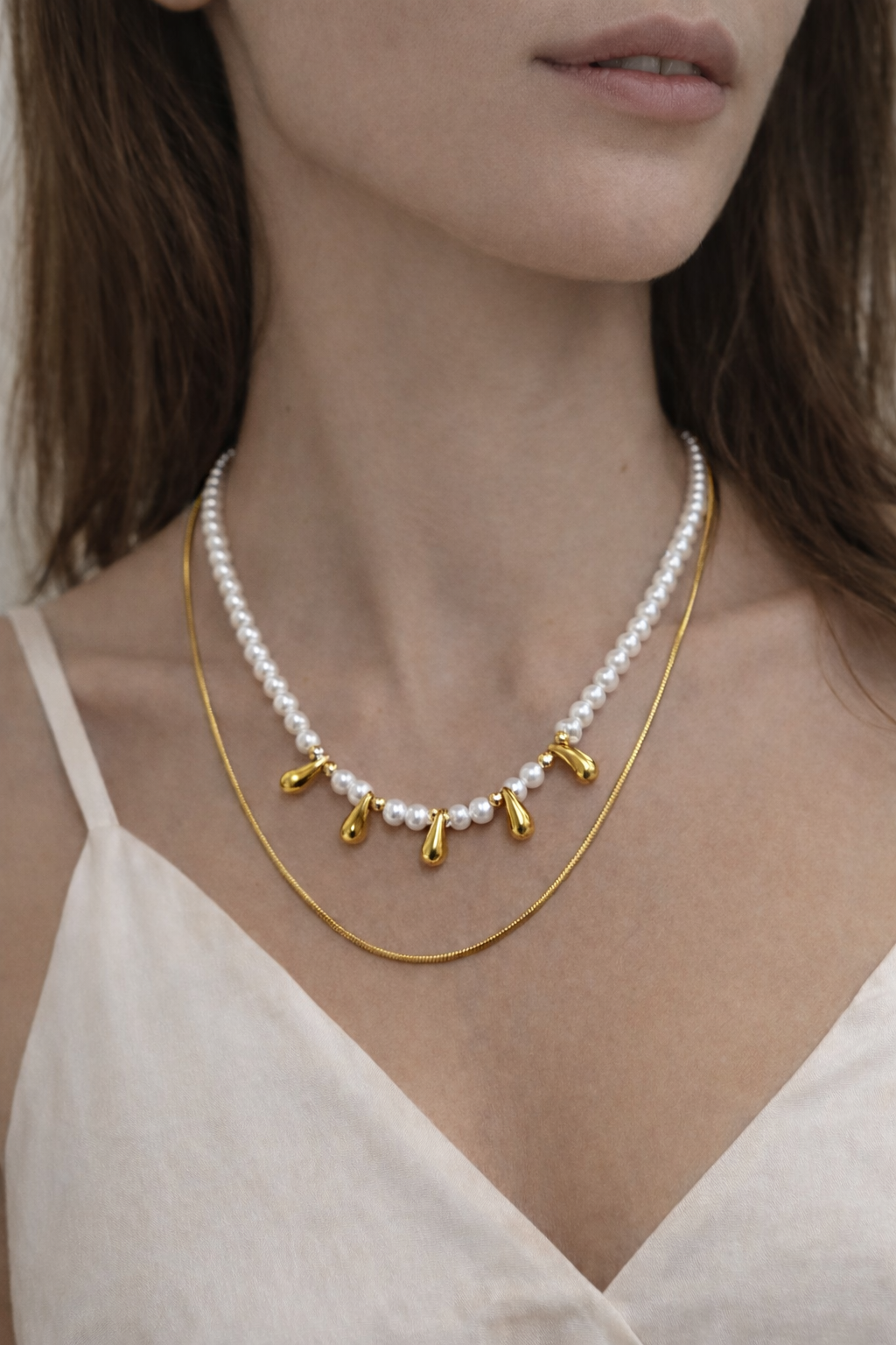 COLLAR DE PERLAS DOBLE