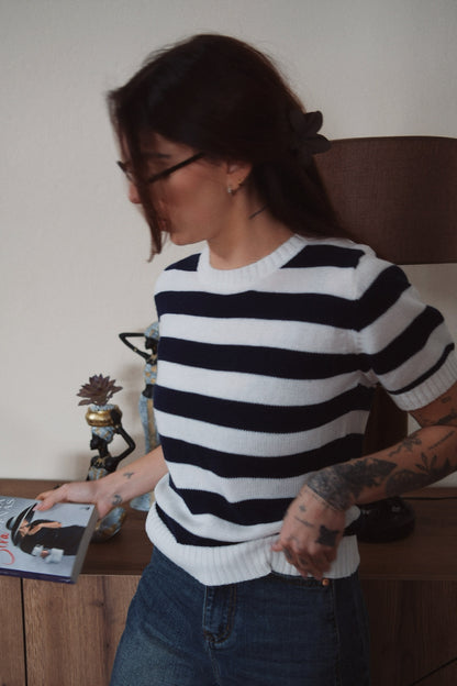 SUÉTER FINO MANGA CORTA