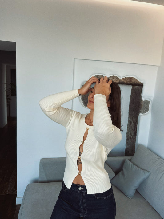 CÁRDIGAN SOLES BEIGE