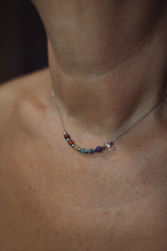 COLLAR CHAKRAS BOLITAS