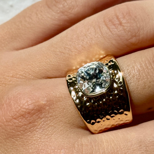 ANILLO DIAMANTE RUGOSO