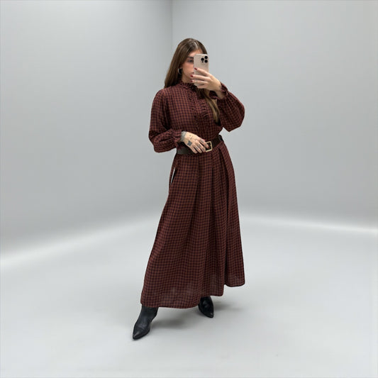 CONJUNTO FALDA CAMISA VICHY