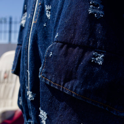 CHAQUETA VAQUERA CON ROTOS 