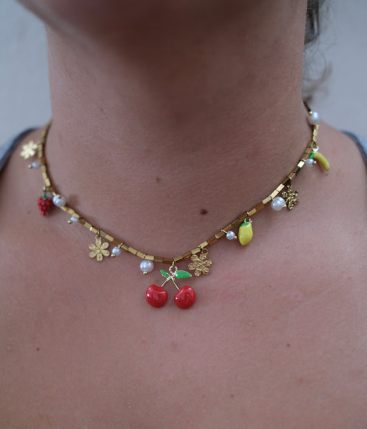 COLLAR CHARM FRUTAS