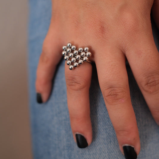 ANILLO CORAZON DORADO 