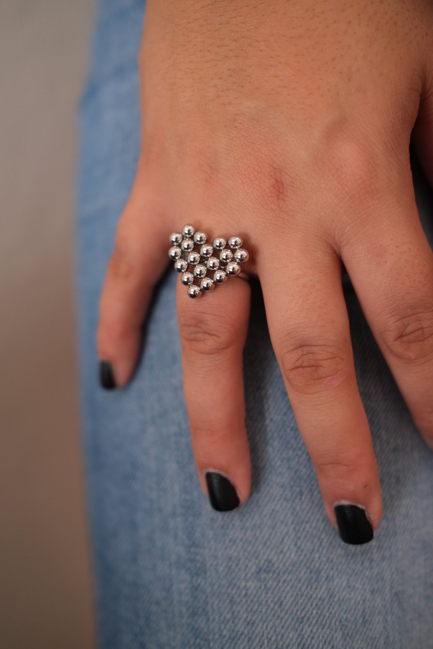 ANILLO CORAZON DORADO 