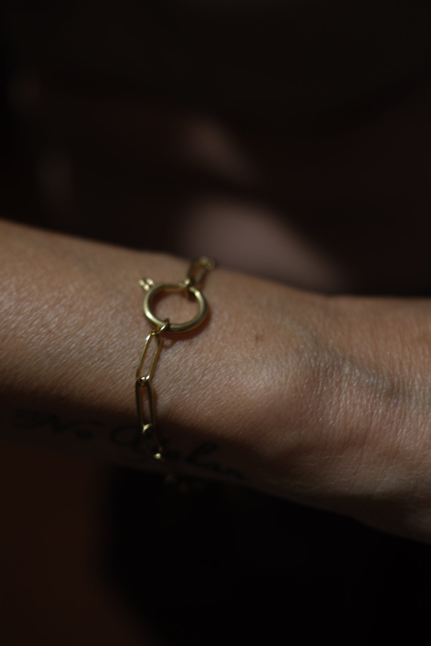 PULSERA CHARM CON DETALLE CIRCULO