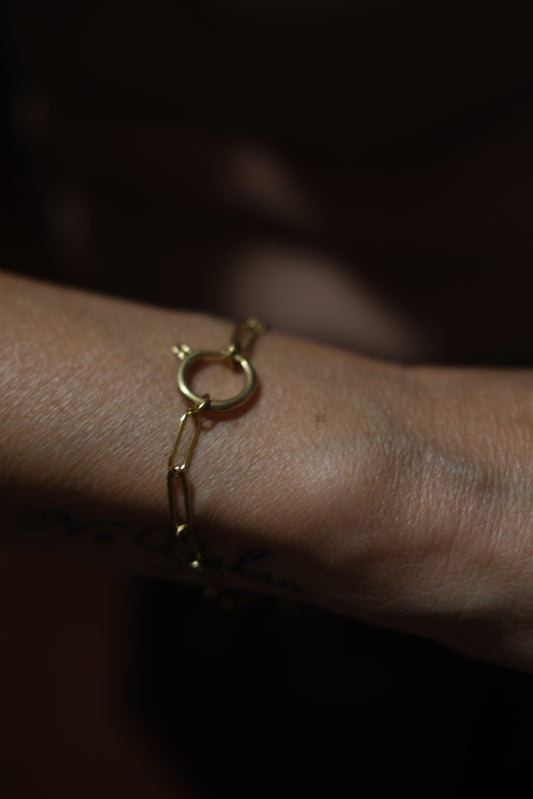 PULSERA CHARM CON DETALLE CIRCULO