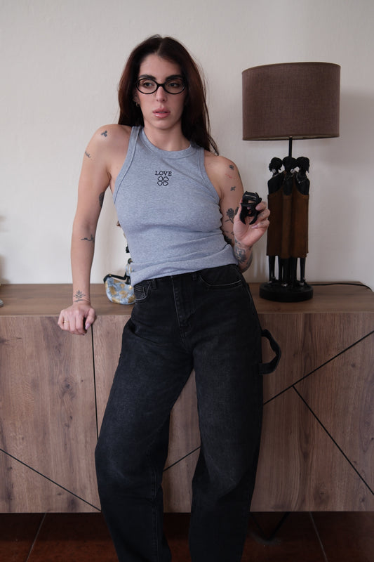 JEANS BALLOON NEGRO
