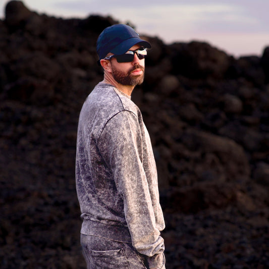 SUDADERA MARRÓN EFECTO LAVADO 