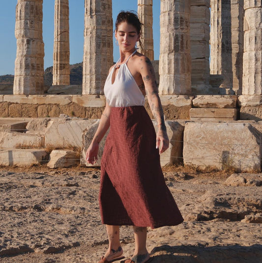 FALDA MIDI POSEIDÓN