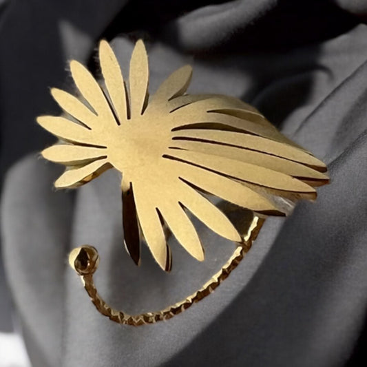 ANILLO FLOR DORADO 