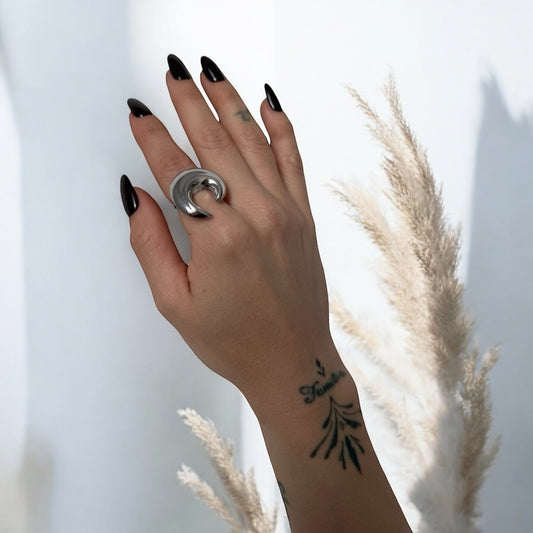 ANILLO LUNA PLATA