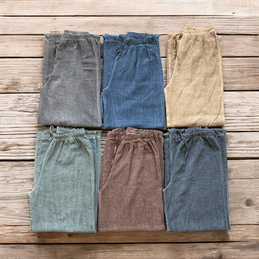 PANTALÓN ALGODÓN GOMA CINTURA