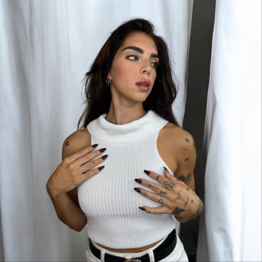 TOP HALTER CANALÉ