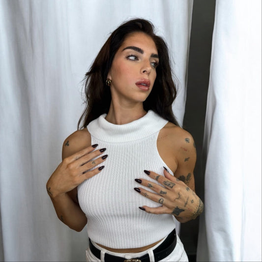TOP HALTER CANALÉ