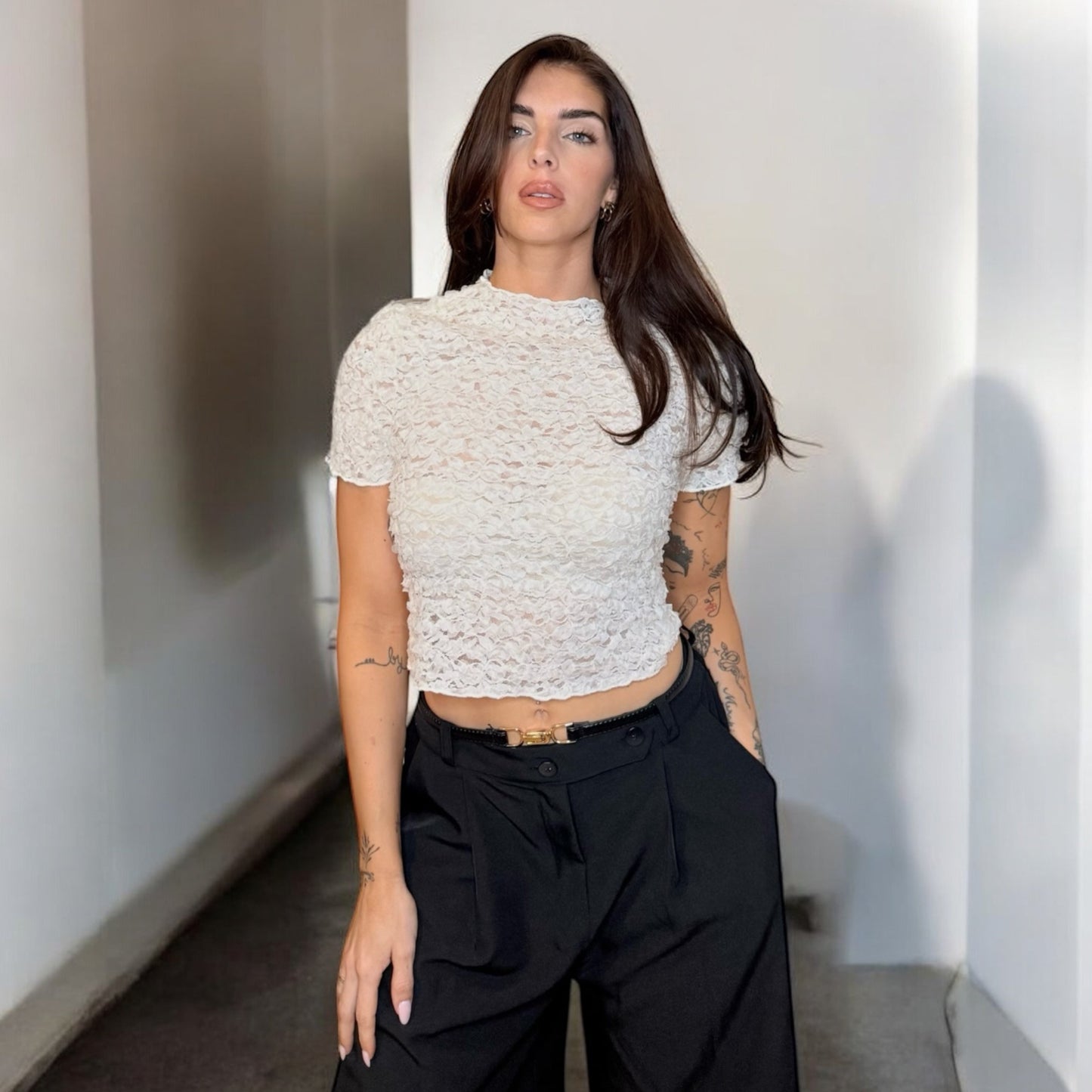 TOP TRANSPARENTE GASA