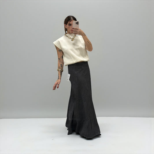 FALDA DENIM LARGA