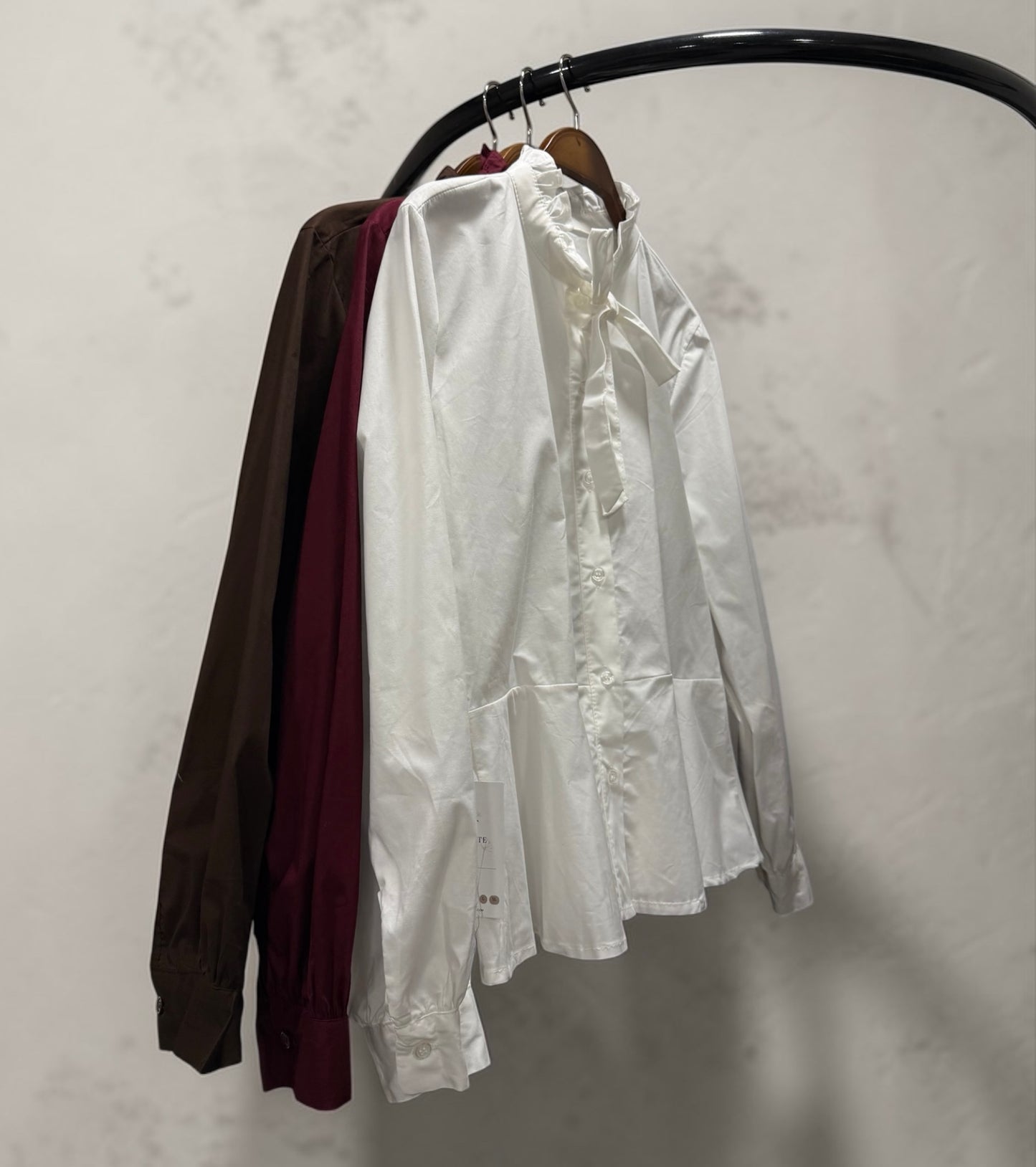 CAMISA LAZO DETALLE VOLANTES