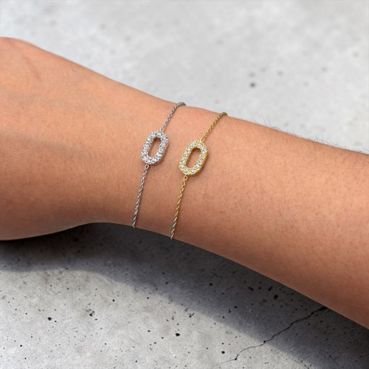 PULSERA OVALADA BRILLOS