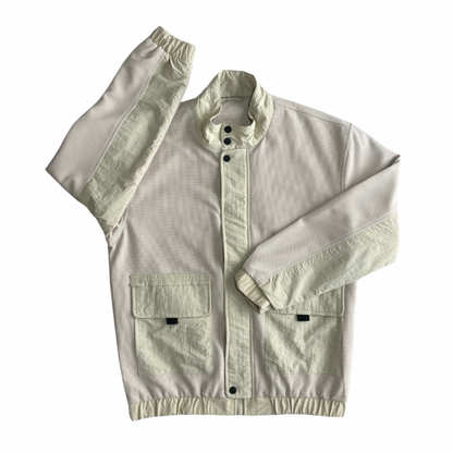 Beige pocket jacket
