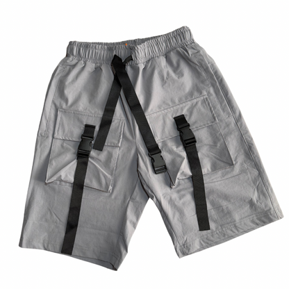 PANTALON CORTO UTILITARIO GRIS