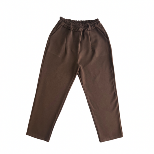PANTALONES DE PINZA ELÁSTICO CINTURA